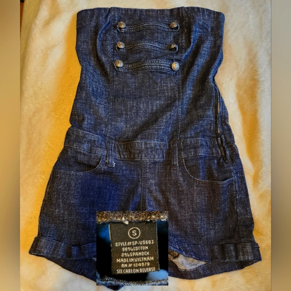 Blue Jean Romper